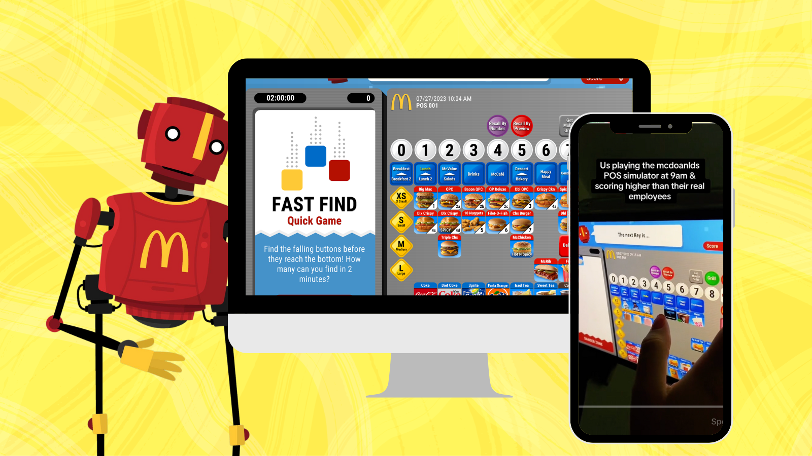 mcdonalds pos training game